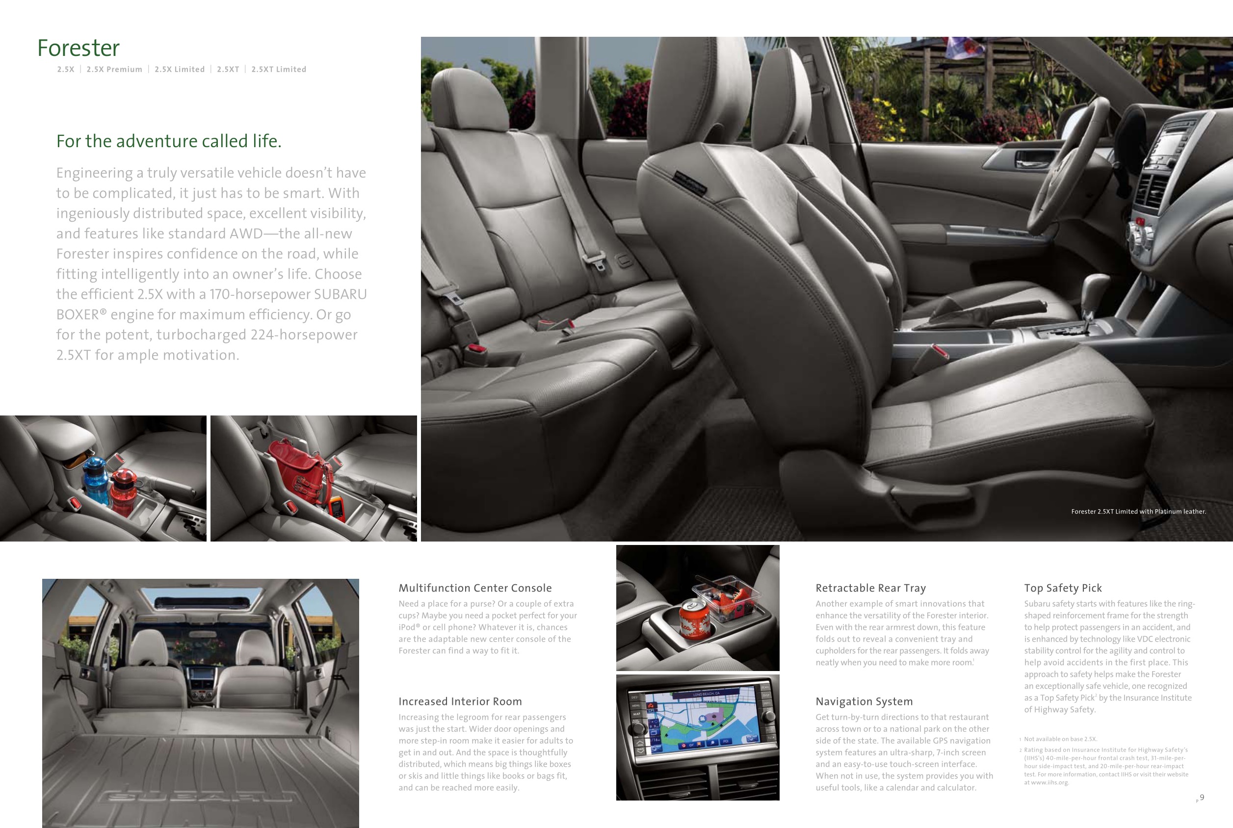 2009 Subaru Brochure Page 5
